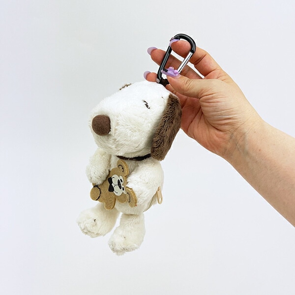 スヌーピー＆ベア ぬいぐるみ エコバッグ SNOOPY