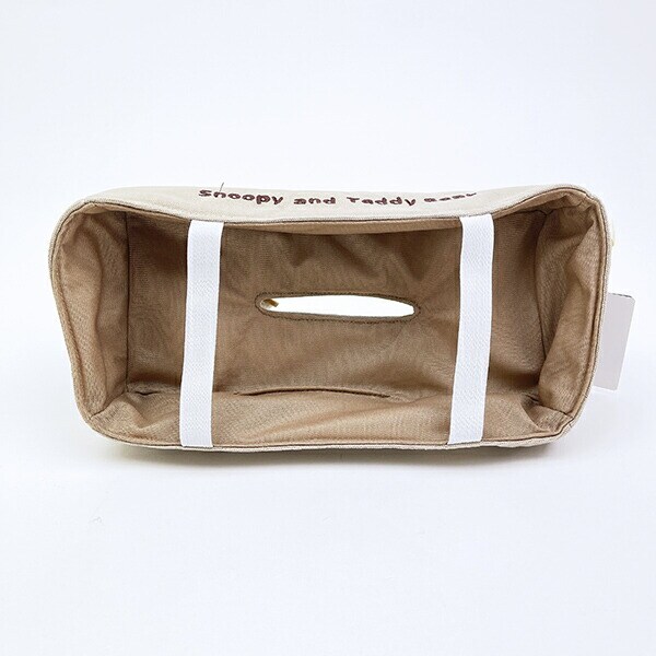 スヌーピー＆ベア ティッシュボックスカバー SNOOPY
