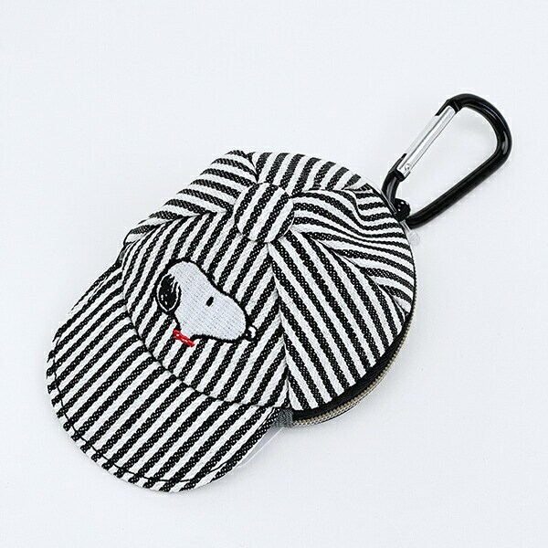 スヌーピー キャップポーチ ヒッコリー SNOOPY