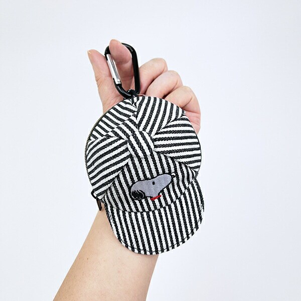 スヌーピー キャップポーチ ヒッコリー SNOOPY