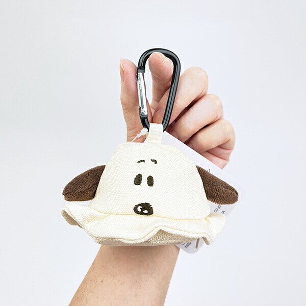 スヌーピー バケットハットポーチ モカ SNOOPY