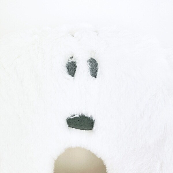 スヌーピー 円座クッション グレー SNOOPY