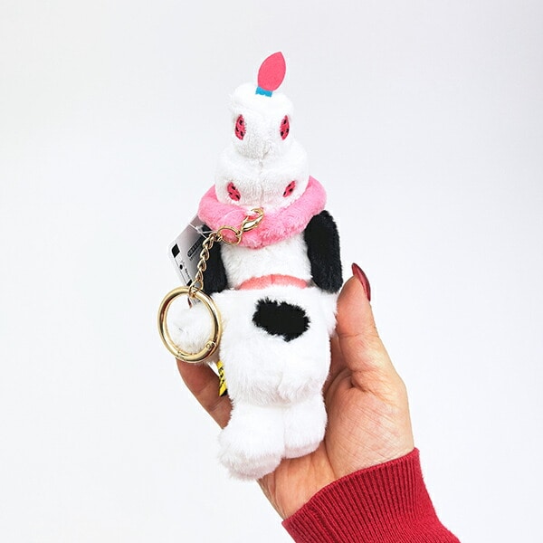 スヌーピー マスコットキーホルダー ケーキハットシリーズ PEANUTS 75th SNOOPY