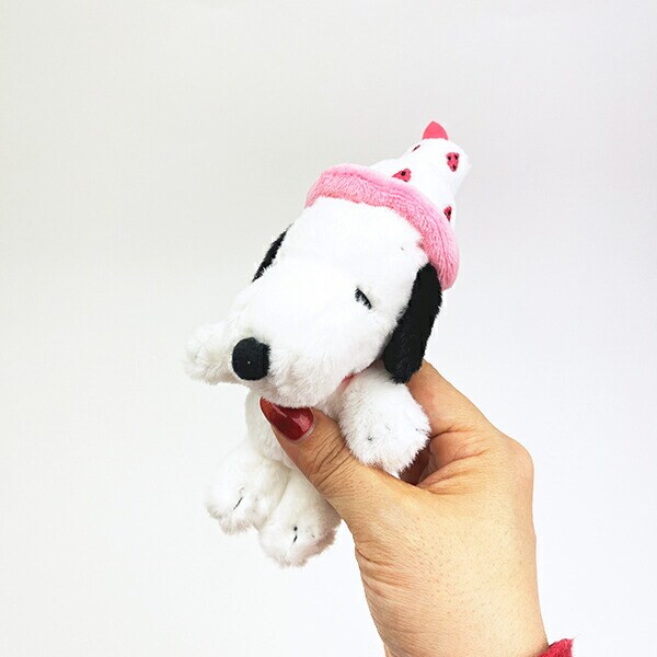 スヌーピー マスコットキーホルダー ケーキハットシリーズ PEANUTS 75th SNOOPY