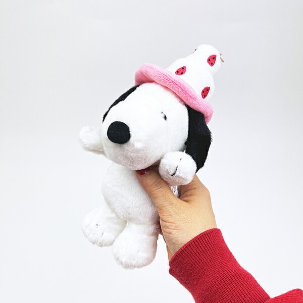 スヌーピー ぬいぐるみエコバッグ ケーキハットシリーズ PEANUTS 75th SNOOPY