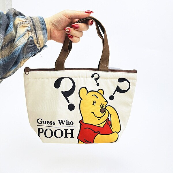 ディズニー くまのプーさん 保冷保温ミニトートバッグ ランチ ファニーフェイスシリーズ Disney