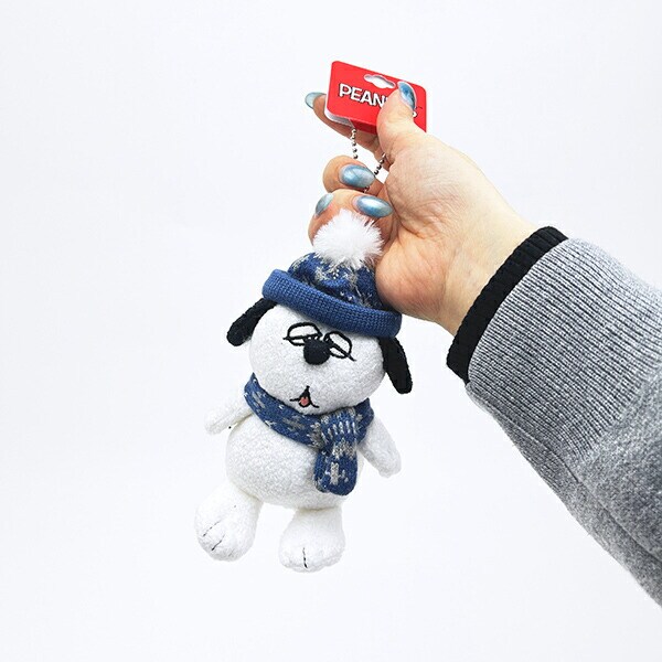 スヌーピー オラフ ニットキャップ マスコット ぬいぐるみ SNOOPY