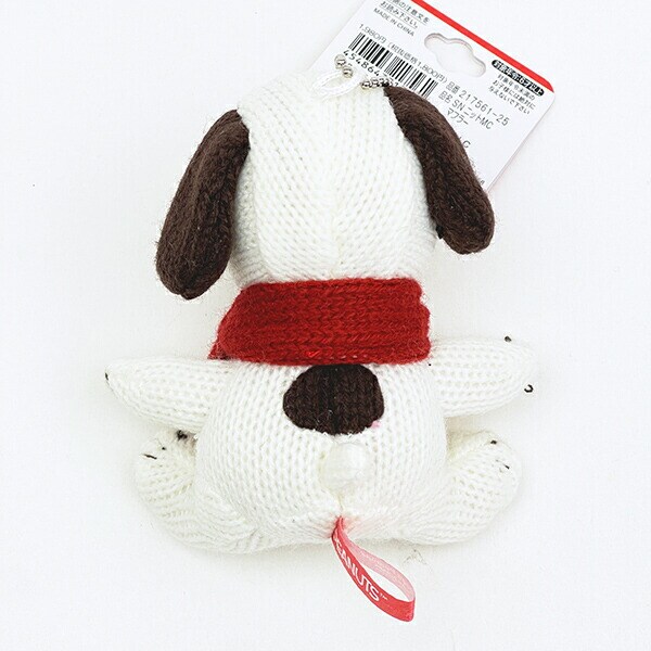 スヌーピー ニットマスコット マフラー ぬいぐるみ SNOOPY