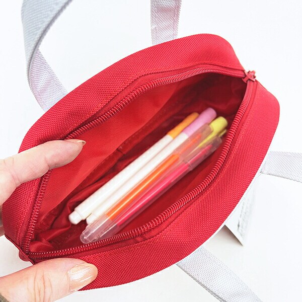 スヌーピー レトロバッグポーチ レッド SNOOPY