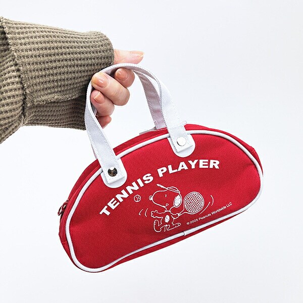 スヌーピー レトロバッグポーチ レッド SNOOPY