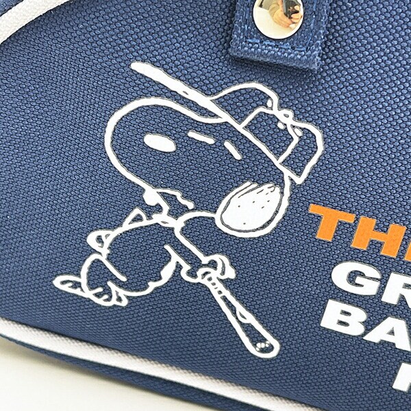 スヌーピー レトロバッグポーチ ネイビー SNOOPY