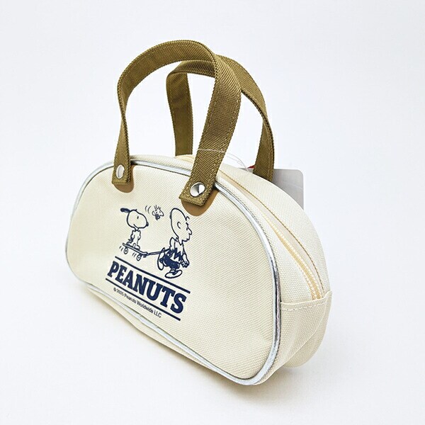 スヌーピー レトロバッグポーチ ホワイト SNOOPY