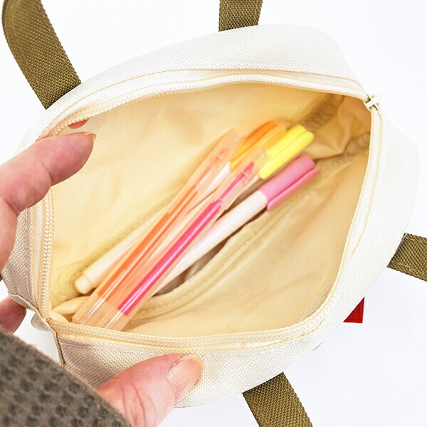 スヌーピー レトロバッグポーチ ホワイト SNOOPY