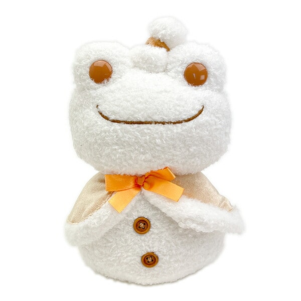 かえるのピクルス 雪だるま ぬいぐるみ(S) (ポンチョ)