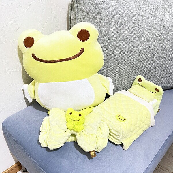 かえるのピクルス ぬいざっか クッション