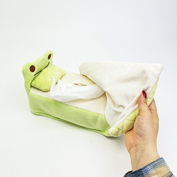 かえるのピクルス ぬいざっか ティッシュボックスカバー