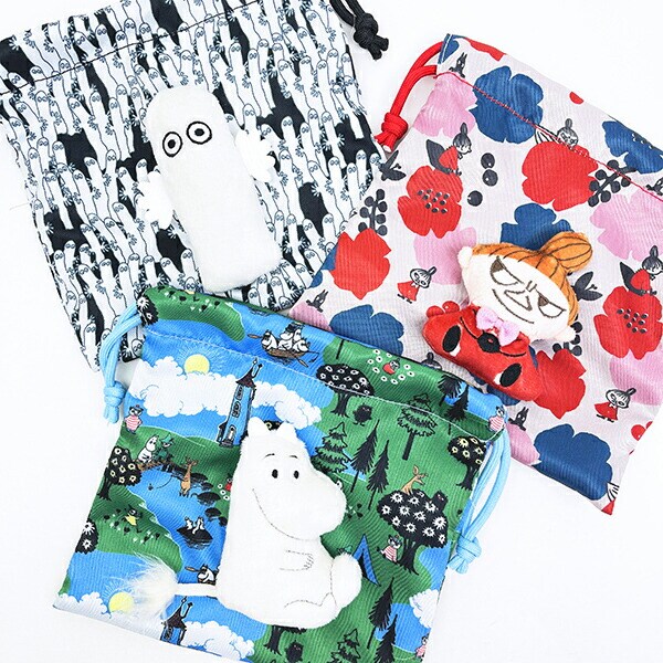 ムーミン ニョロニョロ ボアボディ巾着 MOOMIN