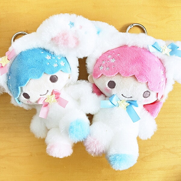サンリオ リトルツインスターズ キキララ キキ ホワイトバニー マスコット ぬいぐるみ Sanrio