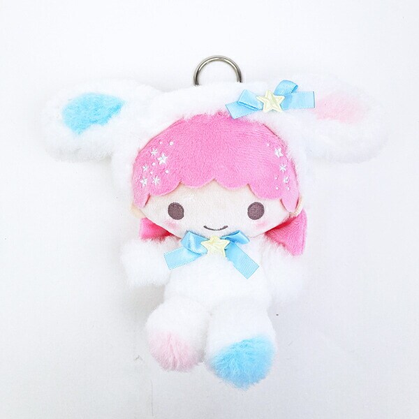 サンリオ リトルツインスターズ キキララ ララ ホワイトバニー マスコット ぬいぐるみ Sanrio