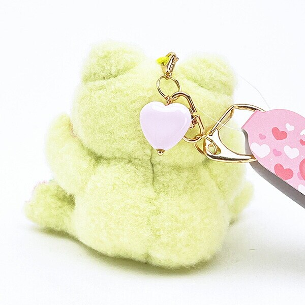 かえるのピクルス スマイルハート マスコット ぬいぐるみ グリーン