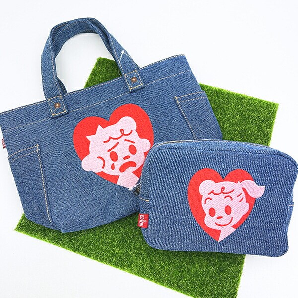 オサムグッズ ジル EDWIN デニムポーチ OSAMUGOODS