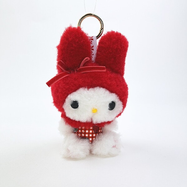 サンリオ マイメロディ マスコット 赤チェック sanrio