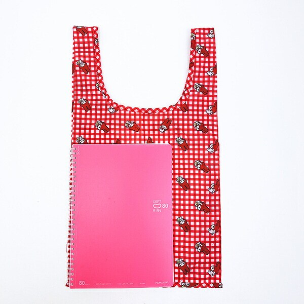 サンリオ マイメロディ 赤チェック ぬいぐるみエコバッグ Sanrio