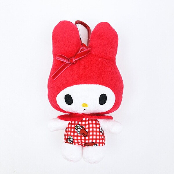 サンリオ マイメロディ 赤チェック ぬいぐるみエコバッグ Sanrio