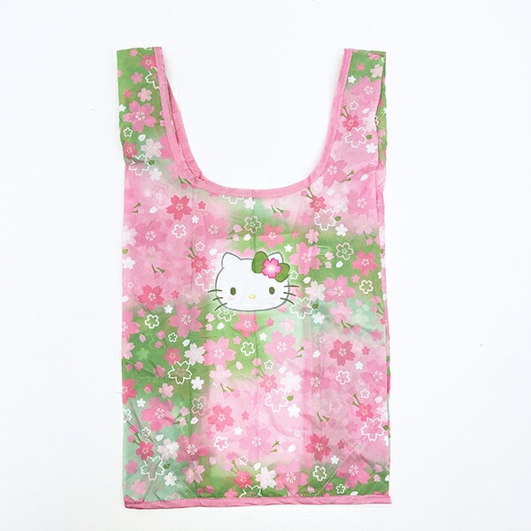 サンリオ ハローキティ ぬいぐるみエコバッグ  抹茶着物シリーズ Sanrio