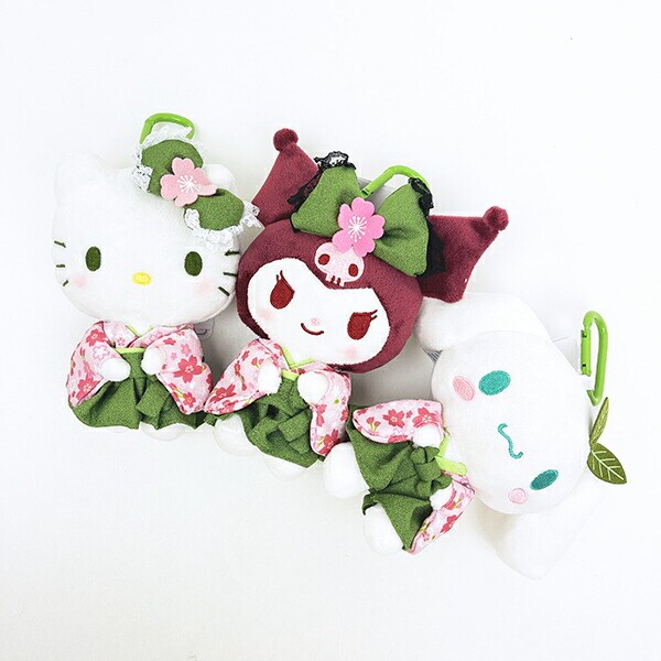 サンリオ シナモロール ぬいぐるみエコバッグ  抹茶着物シリーズ シナモン Sanrio