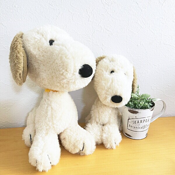 スヌーピー アンディ レトロおすわりぬいぐるみ(M) SNOOPY