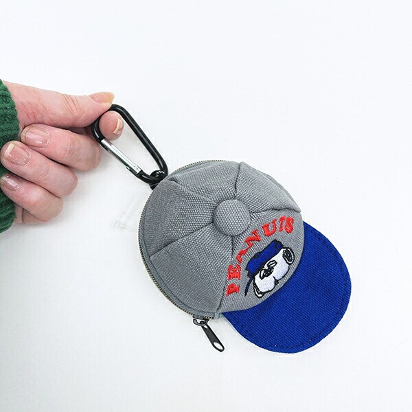 スヌーピー キャップポーチ ツートーン SNOOPY