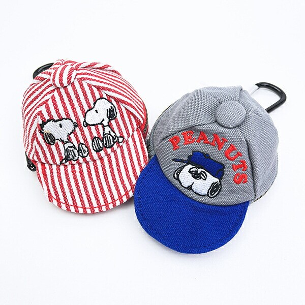 スヌーピー キャップポーチ ツートーン SNOOPY