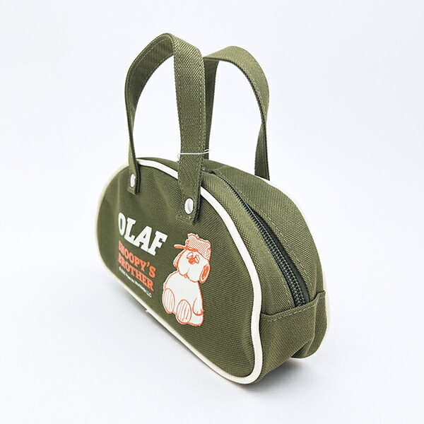 スヌーピー レトロバッグポーチ グリーン SNOOPY