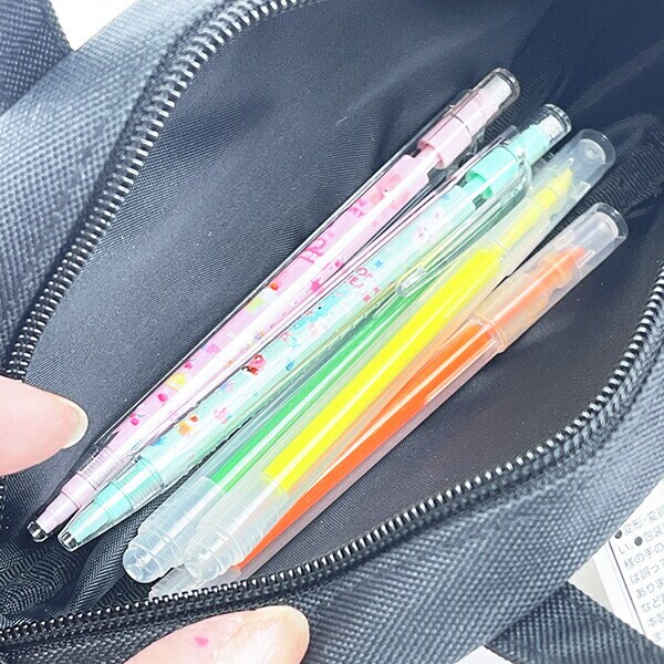 スヌーピー レトロバッグポーチ ブラック SNOOPY