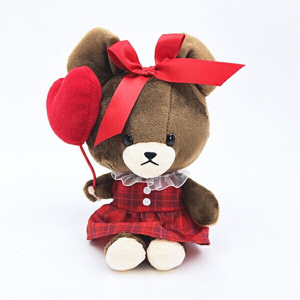 くまのがっこう ハートチェック ぬいぐるみ(SS)