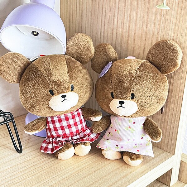 くまのがっこう エコバッグ ぬいぐるみエコバッグ ピンク