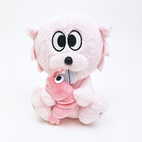 ビーバー 白えびビーバー ぬいぐるみ(S) 揚げあられ 北陸土産