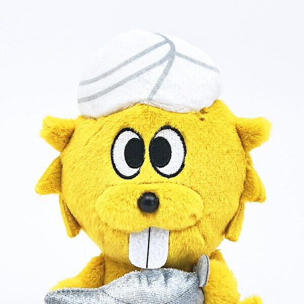 ビーバー カレービーバー ぬいぐるみ(S) 揚げあられ 北陸土産