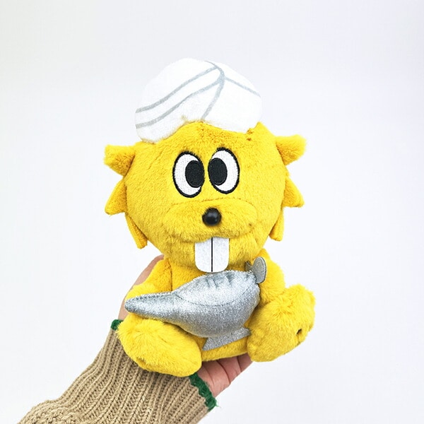 ビーバー カレービーバー ぬいぐるみ(S) 揚げあられ 北陸土産