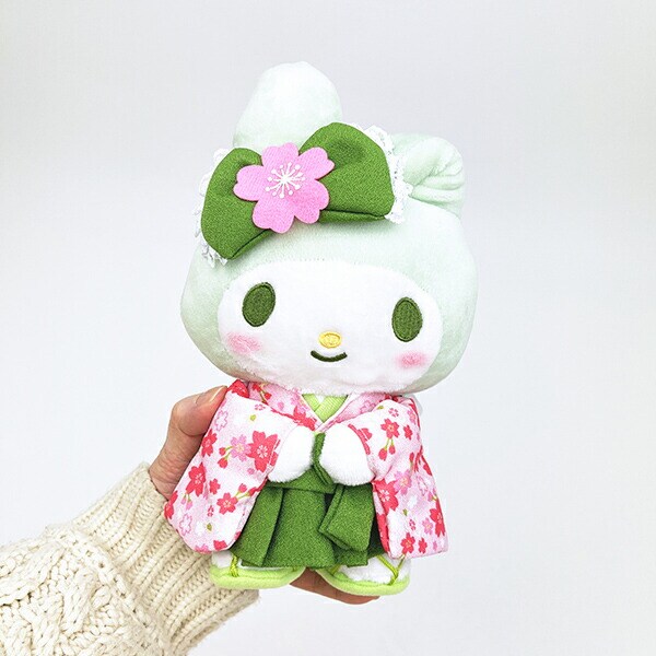 サンリオ マイメロディ ぬいぐるみ(S) 抹茶着物シリーズ Sanrio