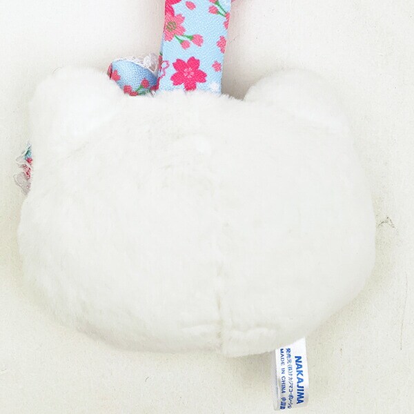 サンリオ ハローキティ 桜着物 フェイスタグマスコット ブラック Sanrio