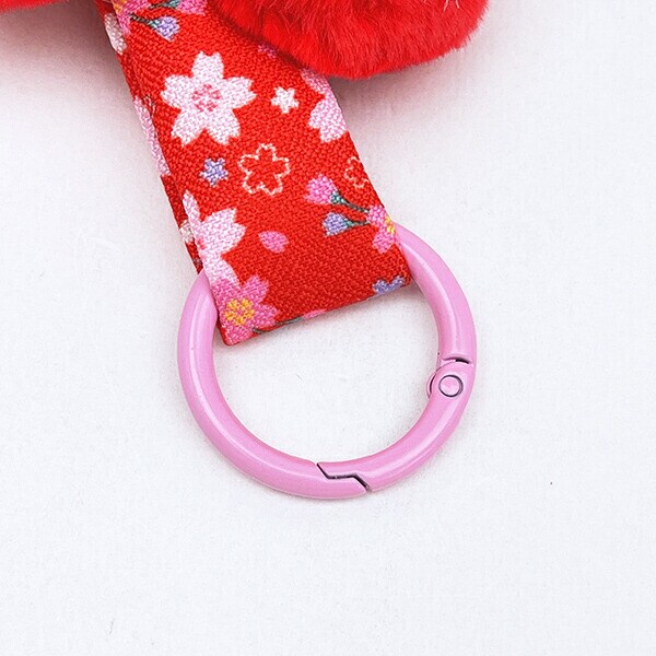 サンリオ マイメロディ 桜着物 フェイスタグマスコット レッド Sanrio