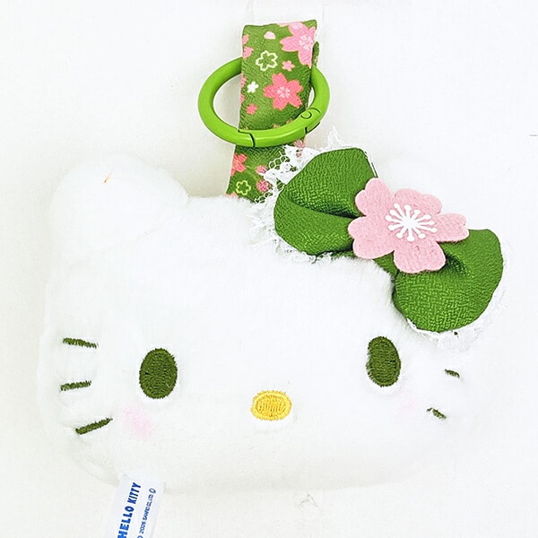 サンリオ ハローキティ 抹茶着物 フェイスタグマスコット Sanrio