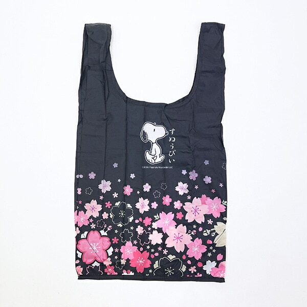 スヌーピー ぬいぐるみエコバッグ (桜) SNOOPY