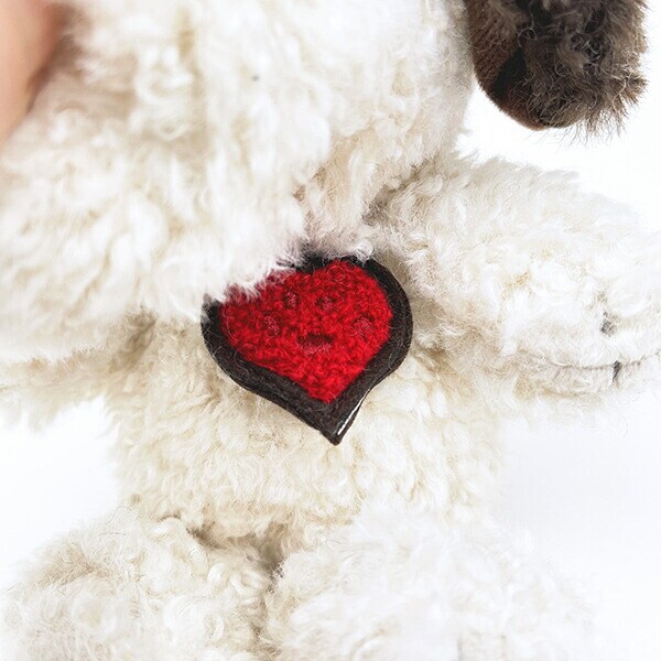 スヌーピー 足跡ハート ぬいぐるみ(S) SNOOPY