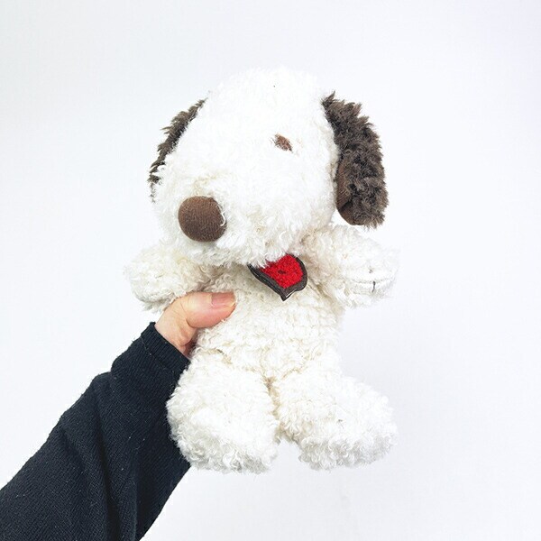 スヌーピー 足跡ハート ぬいぐるみ(S) SNOOPY