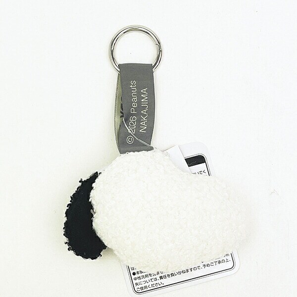 スヌーピー ブラック フェイスタグマスコット SNOOPY