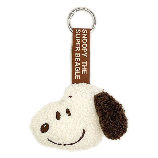 スヌーピー モカ フェイスタグマスコット SNOOPY