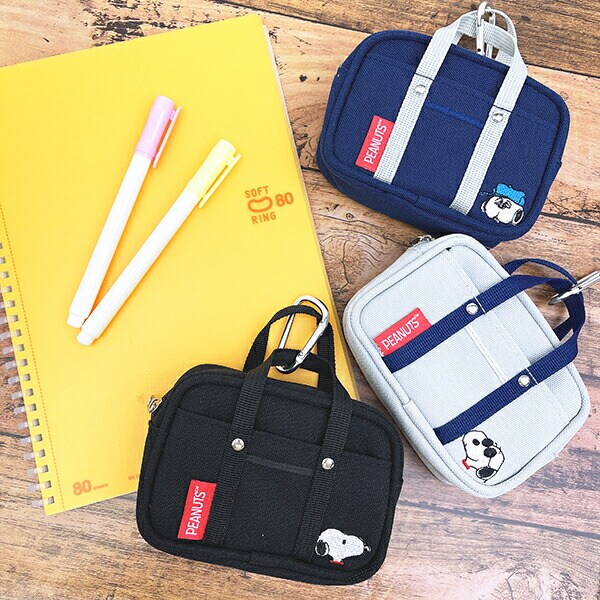 スヌーピー ジョークール スクールバッグポーチ SNOOPY